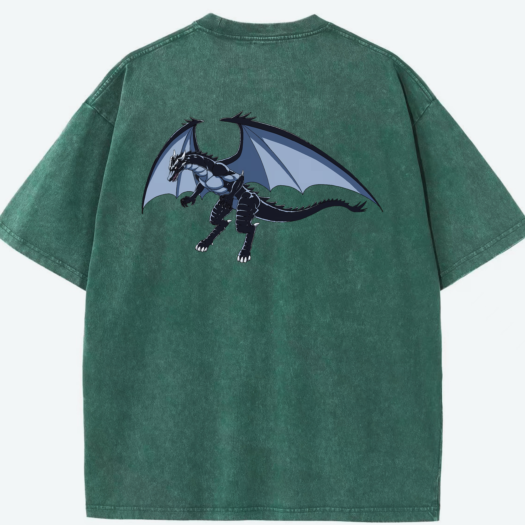 （画像用） 転スラ Regarding Reincarnated to Slime 綿100% ヴィンテージ風 半袖Tシャツ（背面プリント）